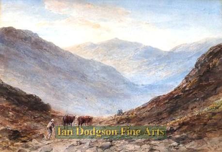 Over the mountain pass by Edward Tucker snr