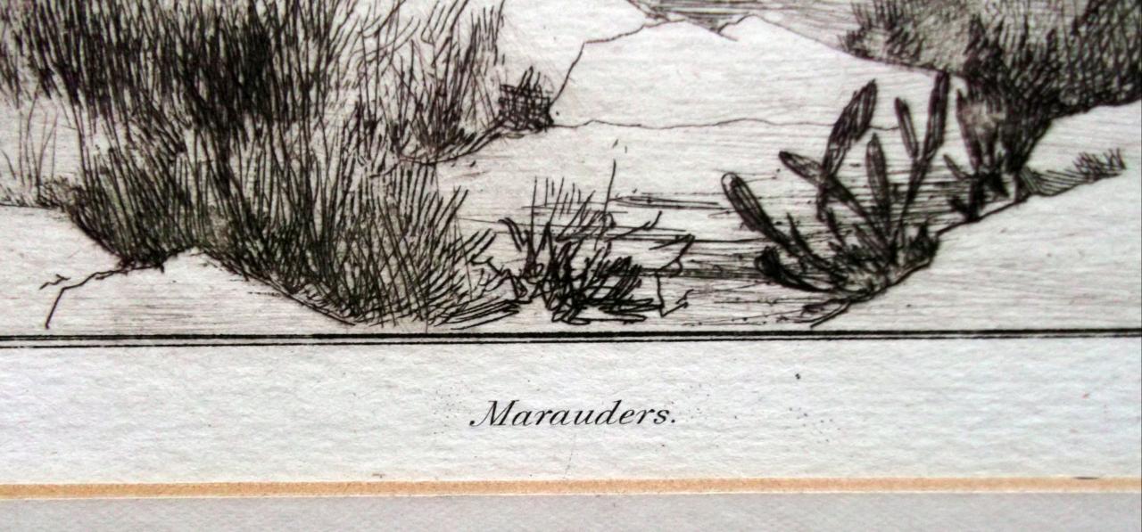 Marauders by Herbert Dicksee RA, RE,