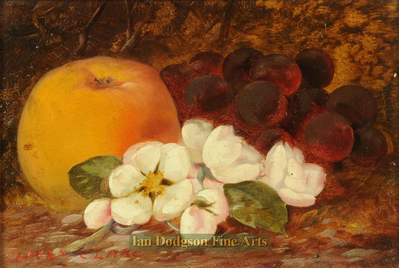 Fruits and Apple Blossom by Oliver Clare 