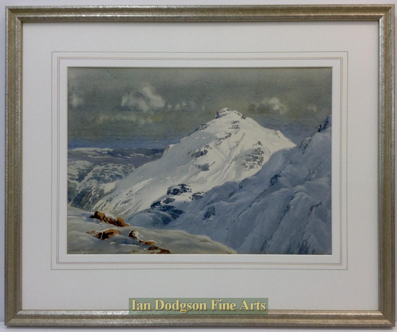 Blisco Snow by Bernard Eyre Walker A.R.E.,S.G.A.
