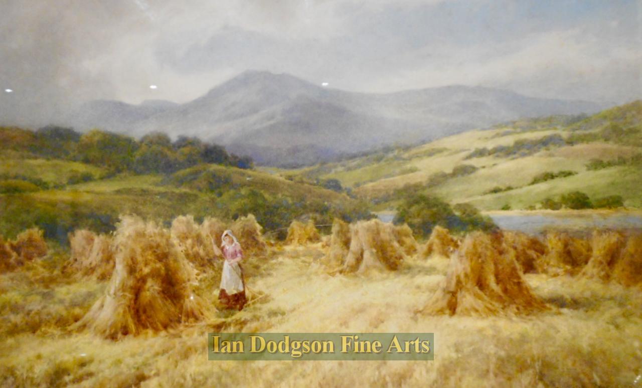 Harvesting, Glan Conwy by Edmund Phipps 