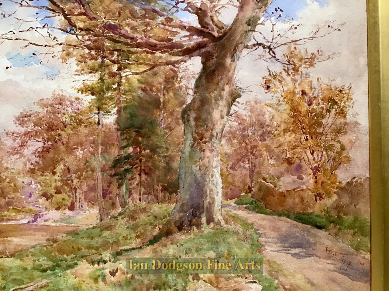 Autumnal Landscape by Cuthbert Rigby 