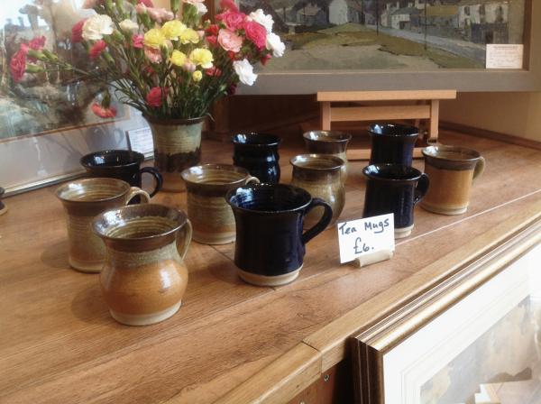 Selection of tea mugs