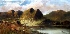 Highland Scene by John Henry Boel
