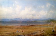 'William Taylor Longmire - Across Morecambe Bay to the Lakes