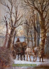 Winter scene by Harden Sidney Melville