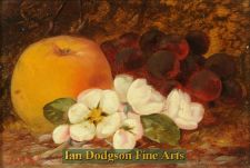 Fruits and Apple Blossom by Oliver Clare