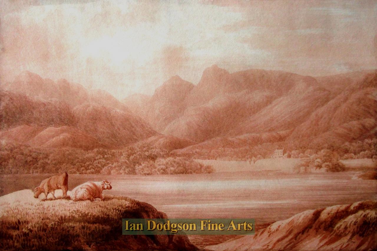 Sarah Green - Windermere from Low Wood Watercolour (1820)