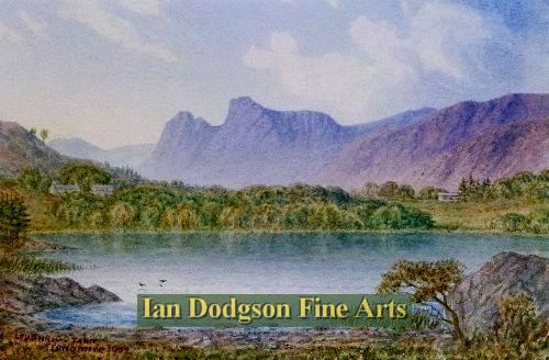 William Taylor Longmire - The Langdale Pikes Watercolour (1904)
