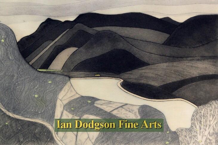 John Brunsdon - Snowdon Coloured Aquatint (c1990)