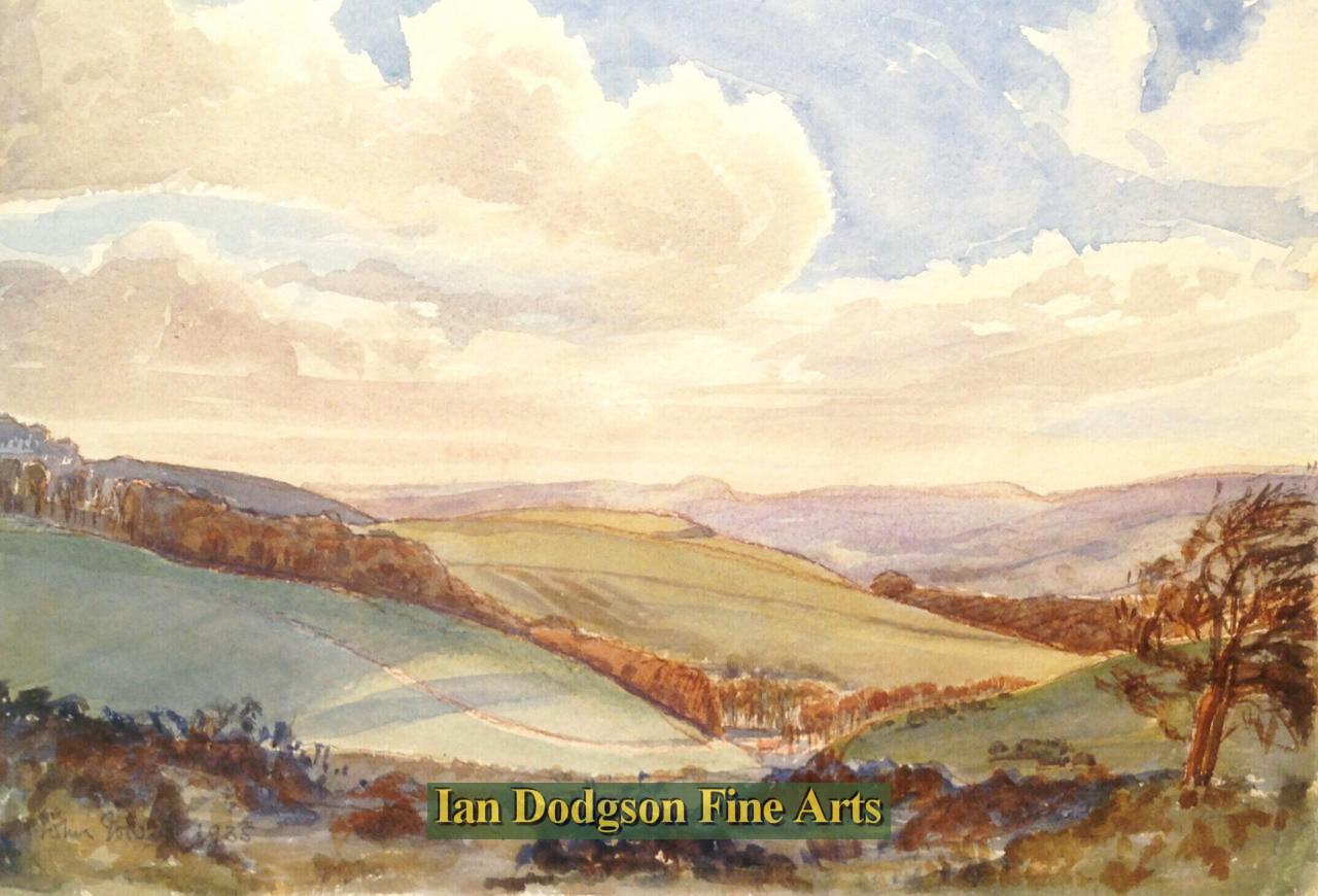 John Jowitt - Pastoral scene Watercolour (1935)