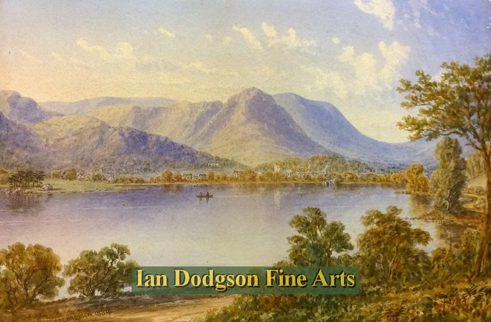 William Taylor Longmire - Grasmere from the East Side Watercolour (1884)