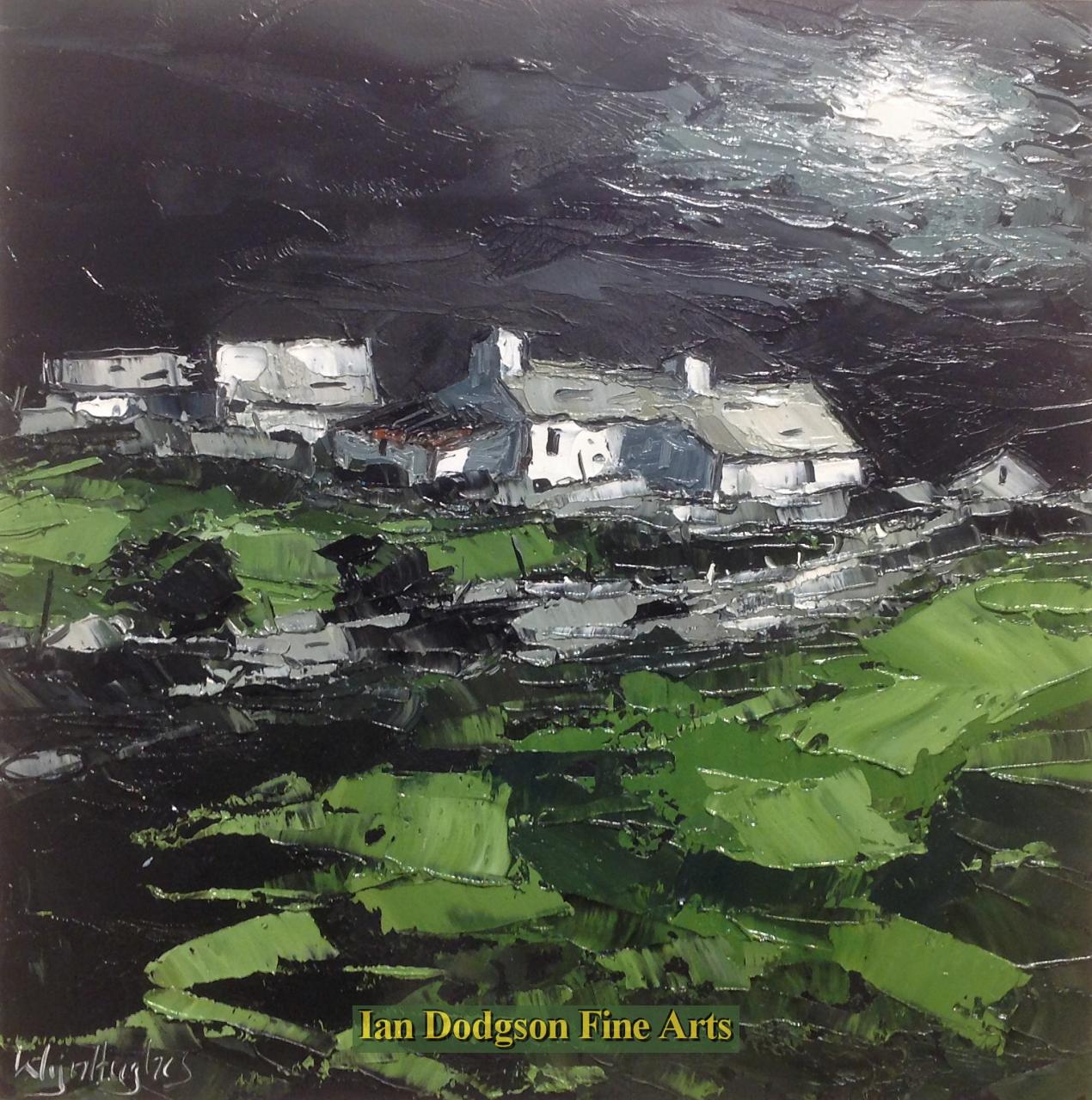 Wyn Hughes - Ty Hir Oil on board (c2018)