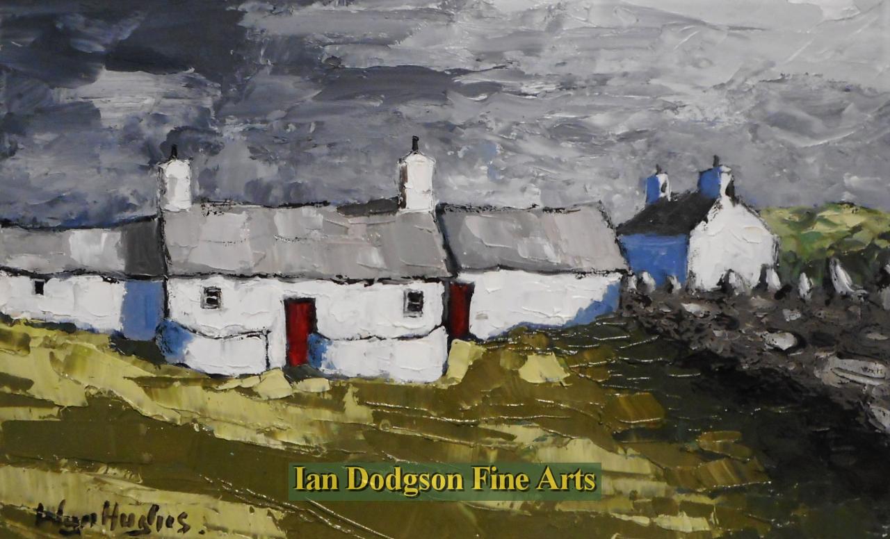 Wyn Hughes - Swtan Oil on board (c2017)