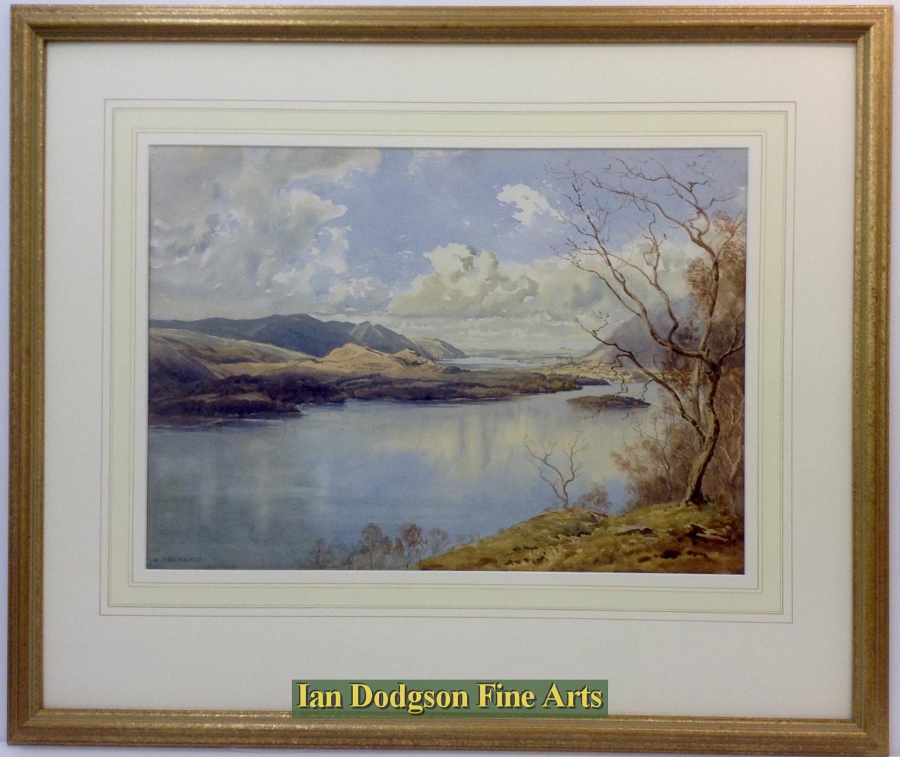 Derwent water and Bassenthwaite lake by Bernard Eyre Walker