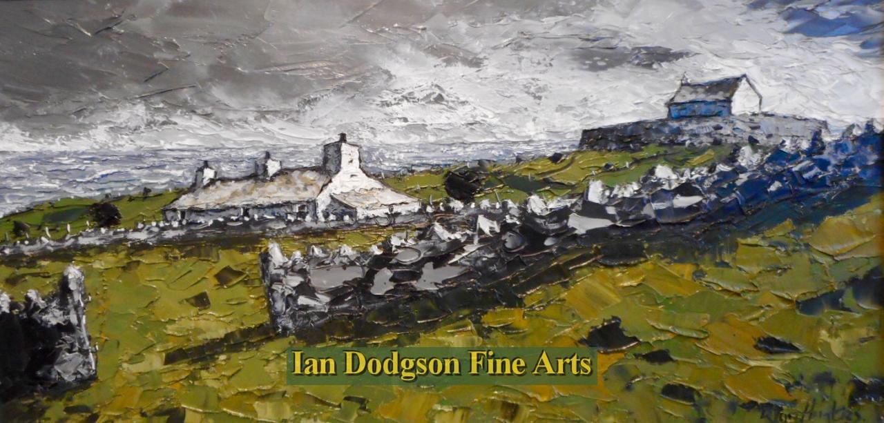 Wyn Hughes - Eglwys Bach y mor Oil on board (2018)