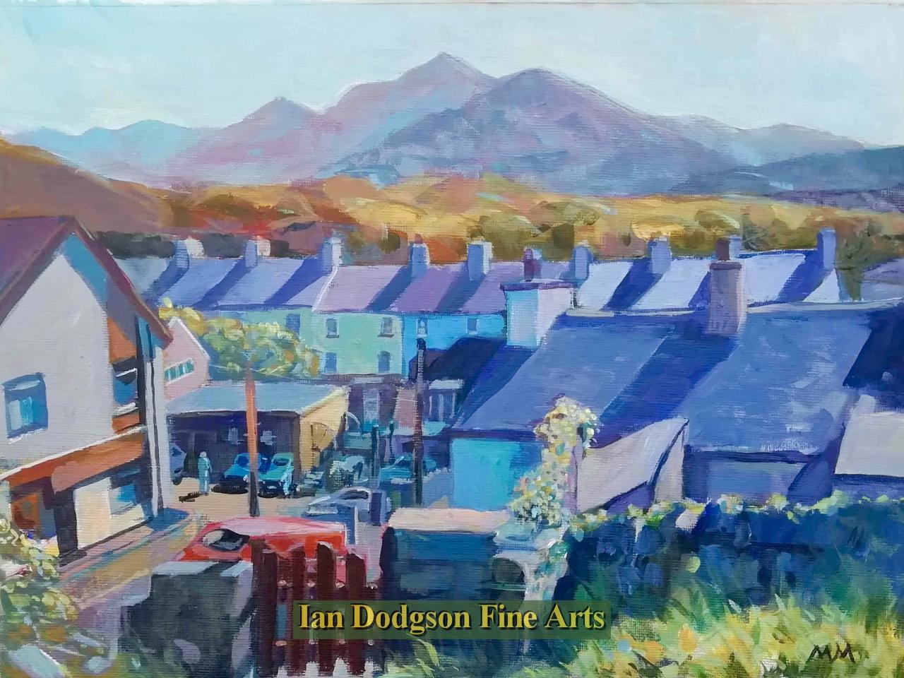 Martin Morley - Back of Bethesda Acrylic on canvas (2019)