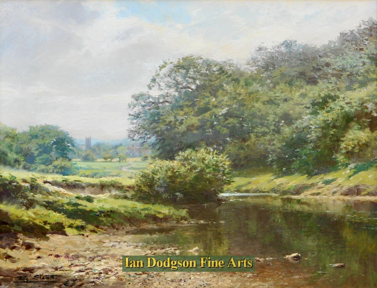 Tony Sheath - A Summers Day Oil on canvas (c1985)