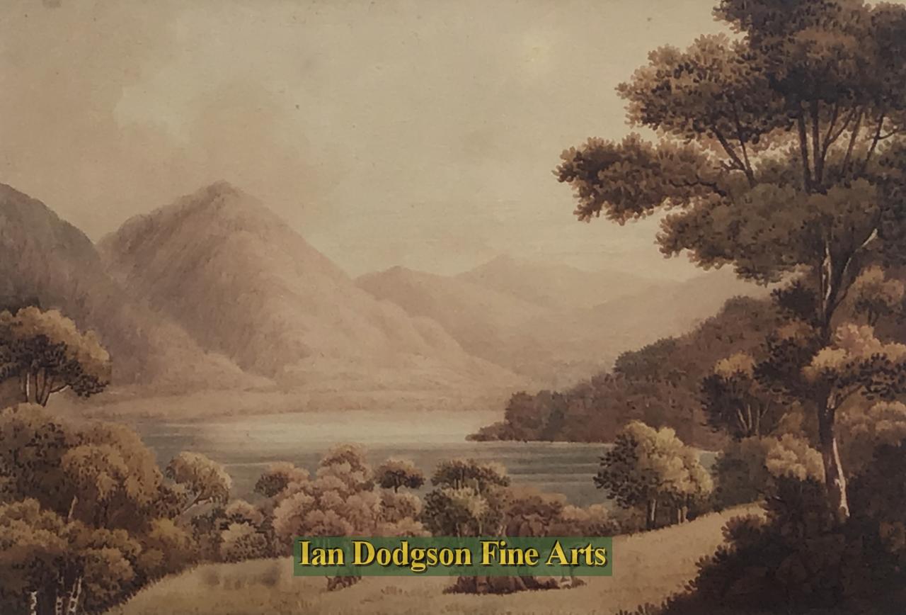 Sarah Green - Bassenthwaite Watercolour (1820)