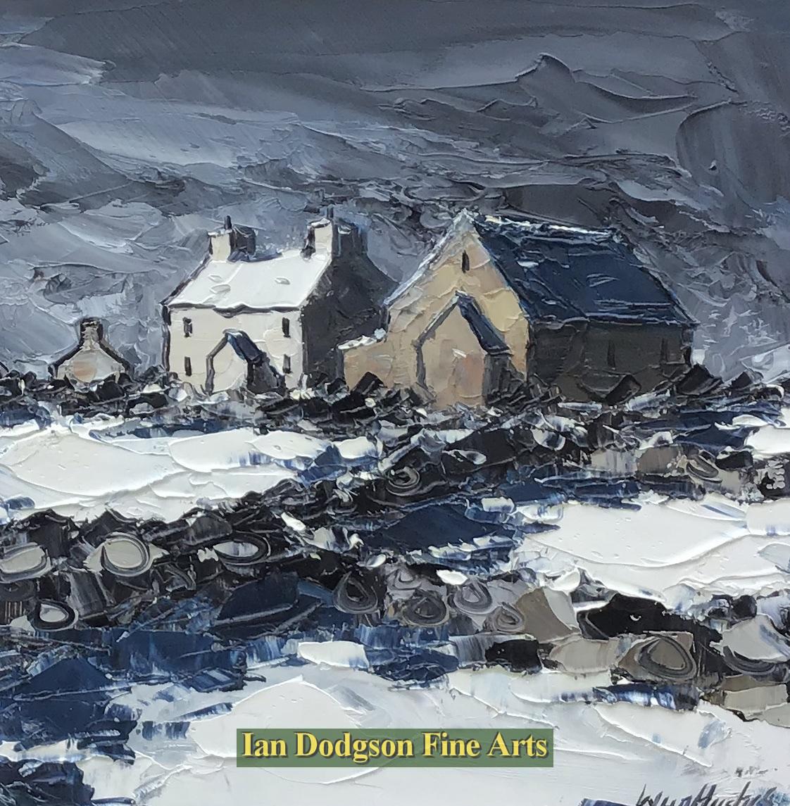 Wyn Hughes - Pentre Pella Oil on board (2020)