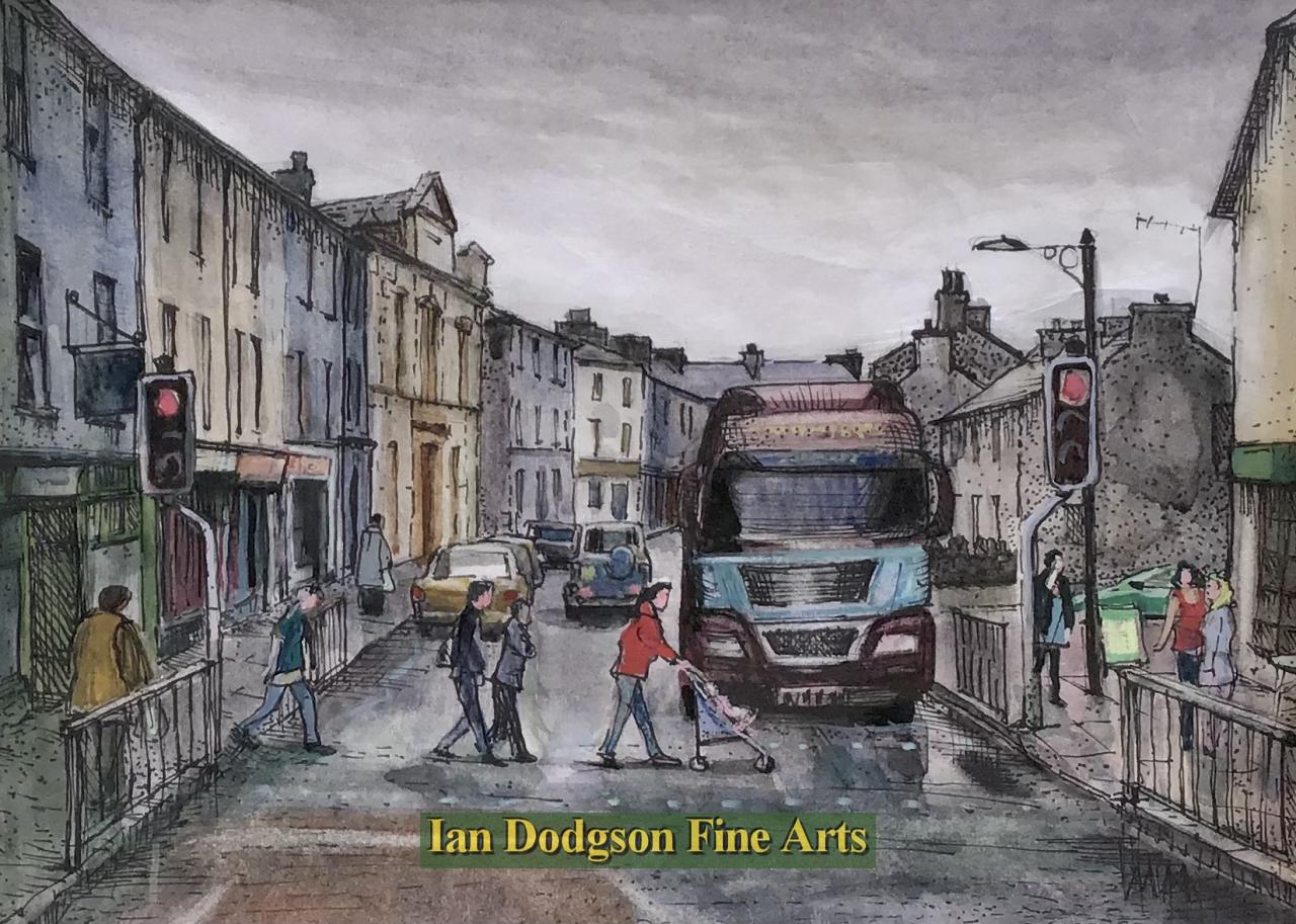 Martin Morley - The Crossing, Bethesda Pen & Wash (2020)