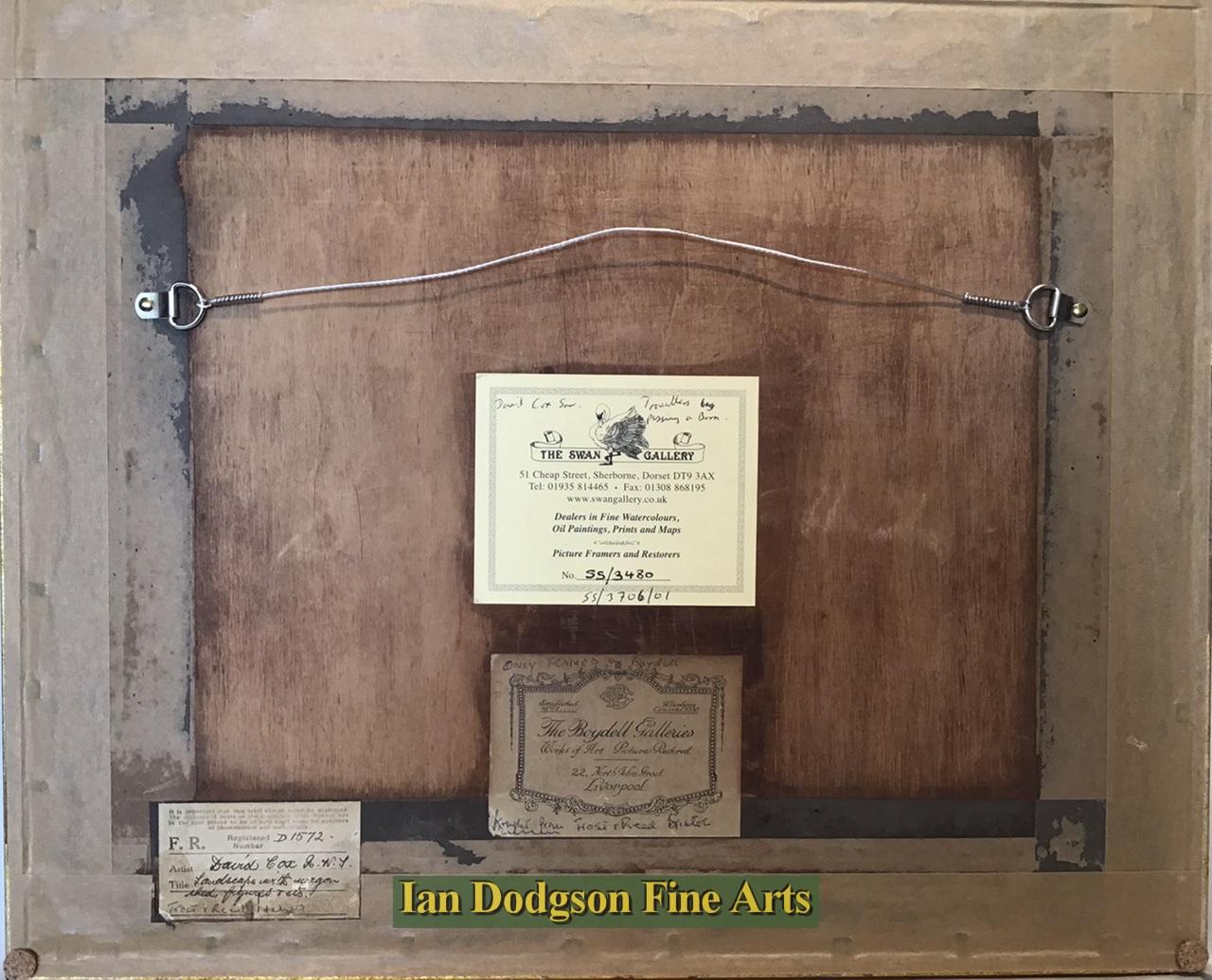 Autumn landscape by David Cox Snr