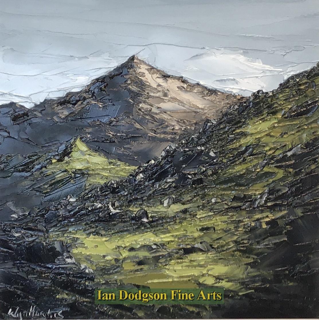 Wyn Hughes - Y Wyddfa Oil on board (2021)
