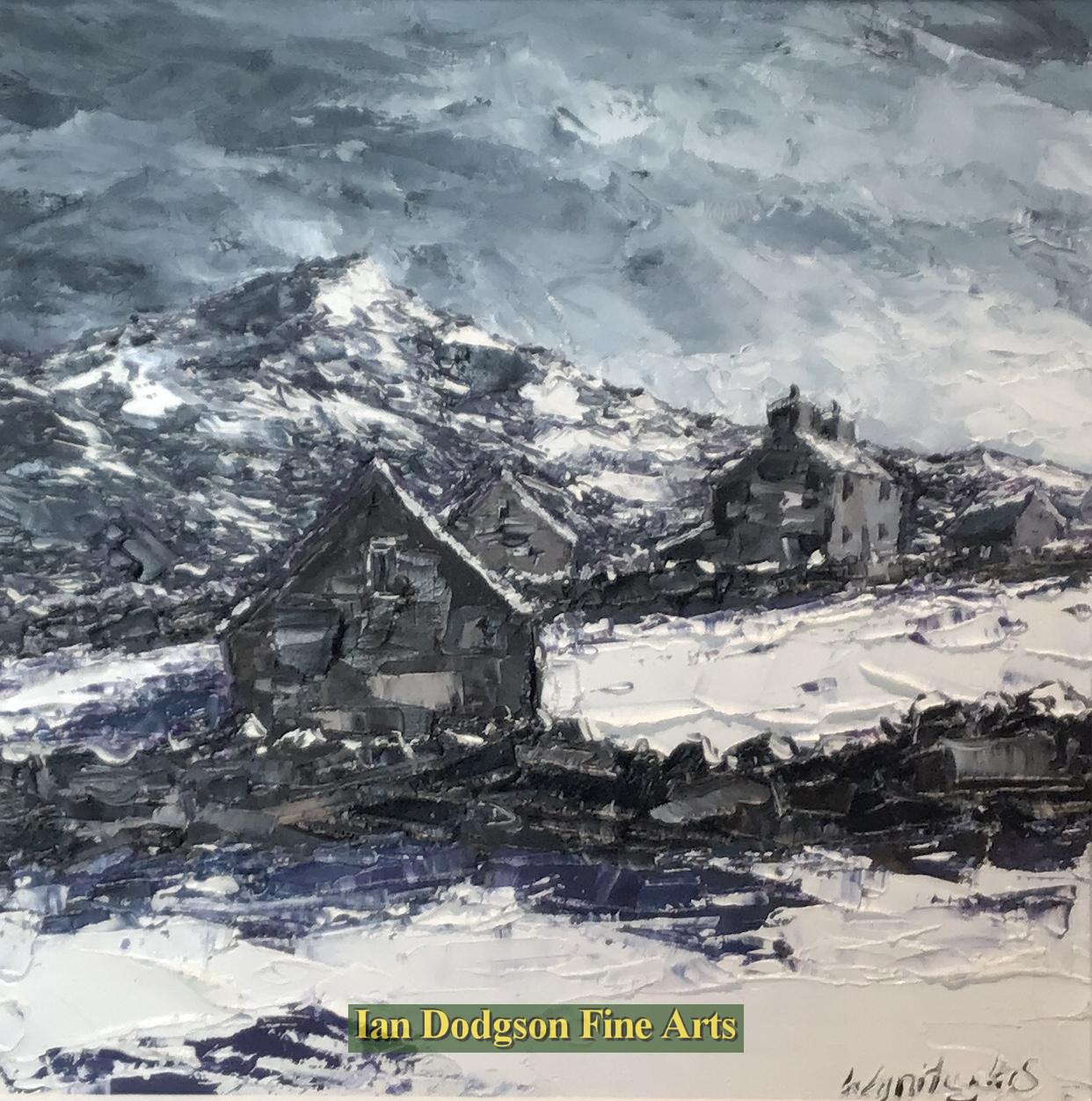 Wyn Hughes - Y Garn Oil on board (2021)