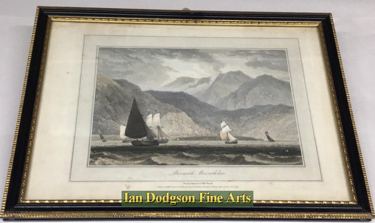William Daniell - Barmouth, Marionethshire Aquatint (c1815)