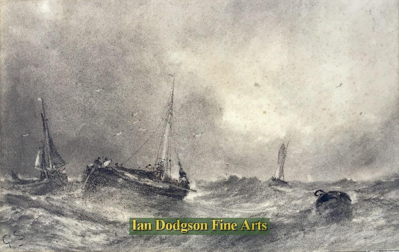 Seascape, In a swell by George Sheffield