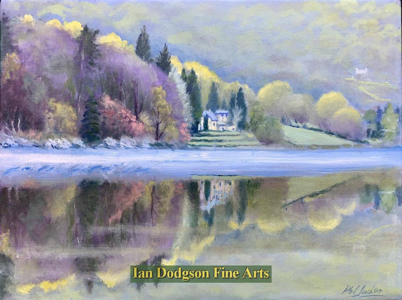 Phil Jackson - Early morning, Llyn Crafnant Oil on canvas (2022)