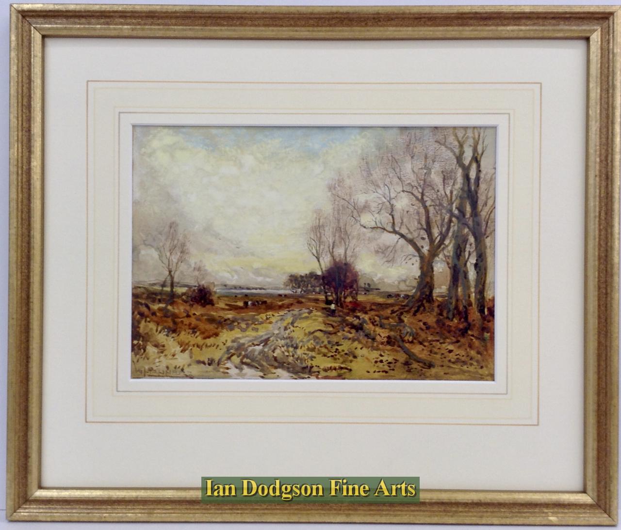 William Manners - Evening Light, A February Day Watercolour (1913)