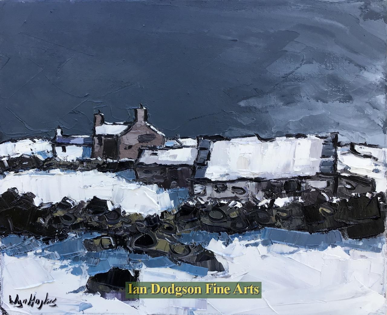 Snow scene, Pen y Groes by Wyn Hughes