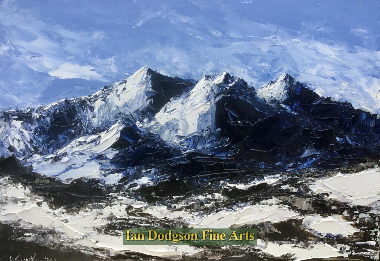 Wyn Hughes - Eryri Oil on board (2023)