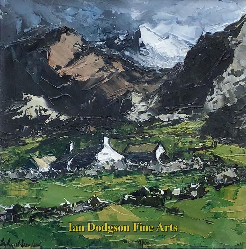 Wyn Hughes - Bwlch Nant Oil on board (2024)