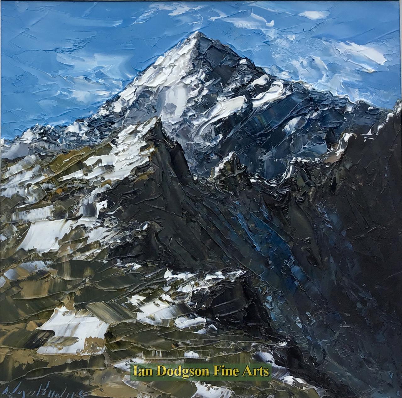Wyn Hughes - Crib Goch Oil on board (2024)