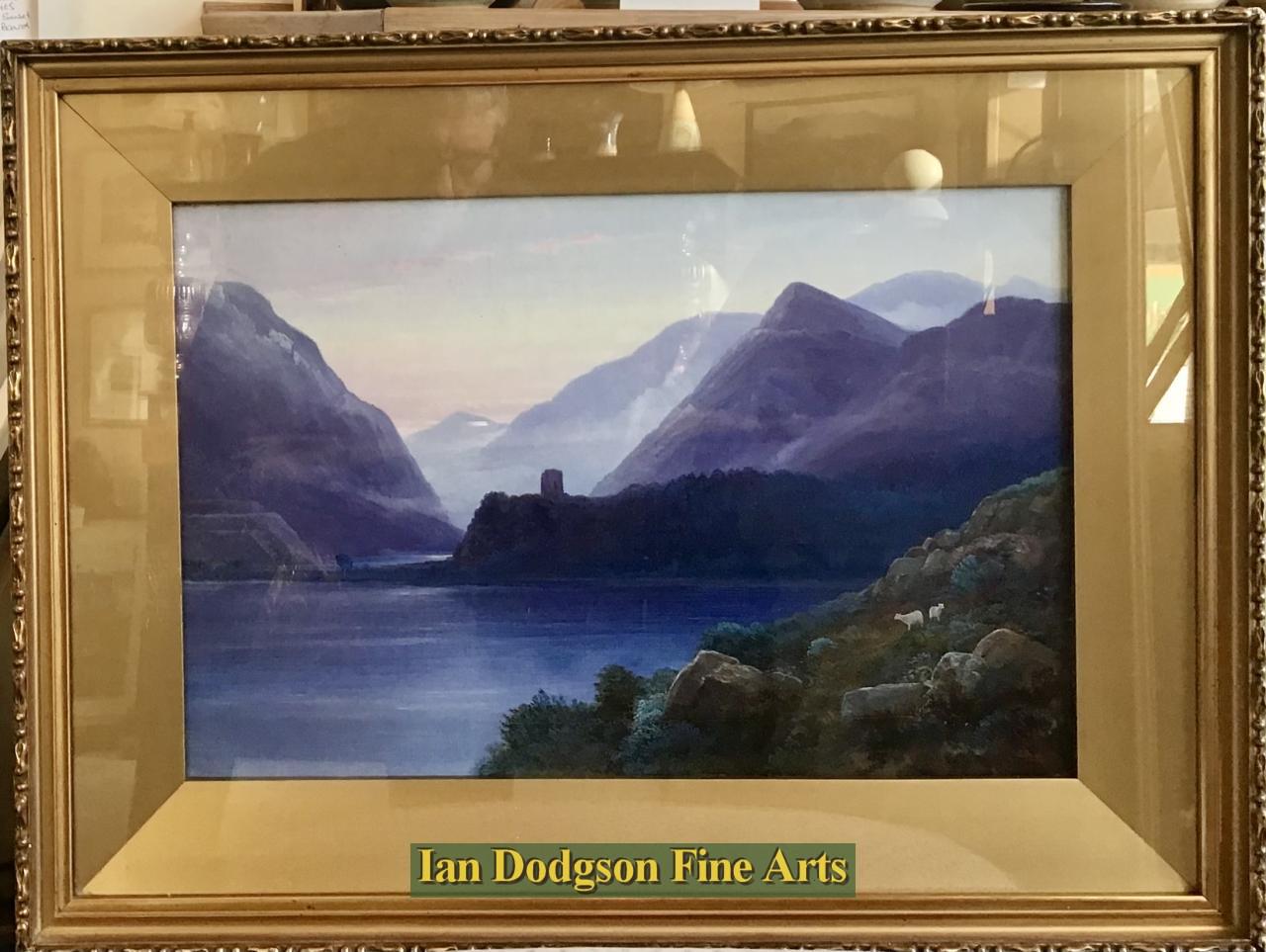 Llyn Padarn, Dolbadarn Castle by Thomas Finchett