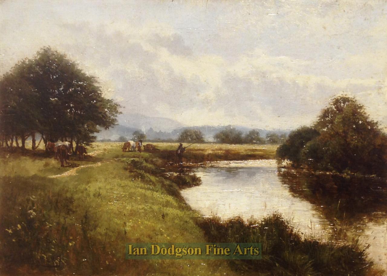On the river. by William Manners R.A, R.B.A.