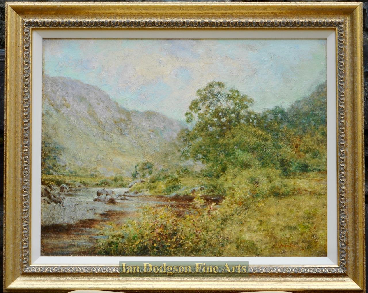 On Glaslyn River by John Abernethy Lynas Gray 