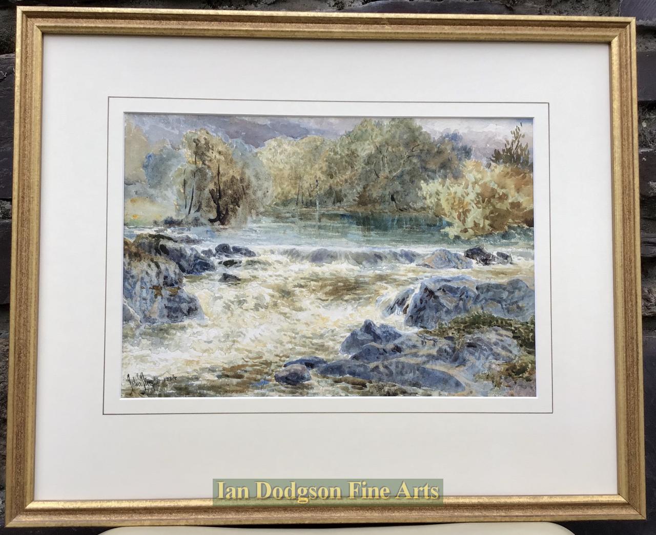 River scene,Lledr, North Wales. by John Steeple 