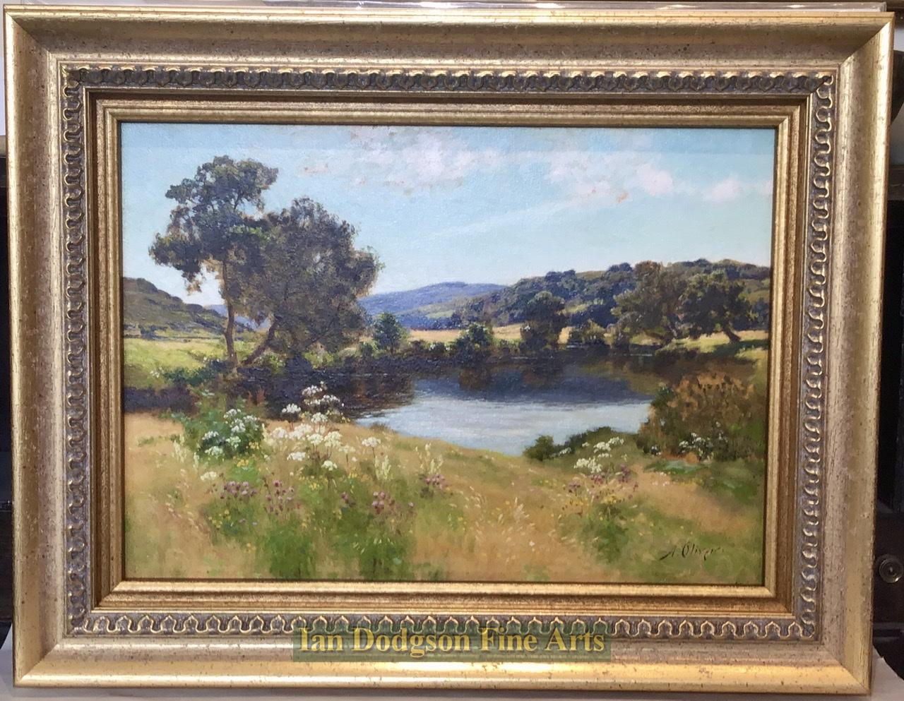 The River Llugwy by Alfred Oliver RA.