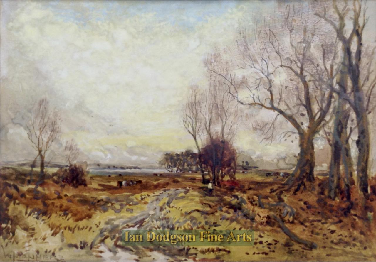Evening Light, A February Day by William Manners R.A, R.B.A.