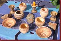 Ceramica Mogán candle holders & bowls