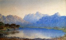 Blea Tarn Towards The Langdale  Pikes by William Taylor Longmire