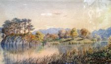 Sunset, Head of Windermere by William Taylor Longmire