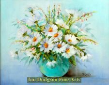 'Elizabeth Bradley - Still Life - Flowers in vase
