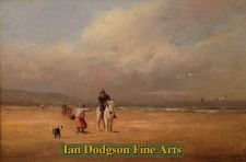 Crossing The Sands by David Cox Snr