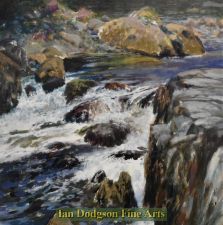 Water over rocks,  Afon Ogwen by Jeremy Yates