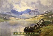A glimpse of Snowdon  Horseshoe by Alfred Oliver
