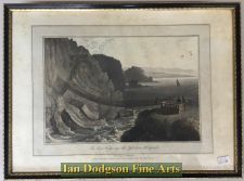 Rope Bridge to Lighthouse, Holyhead by William Daniell